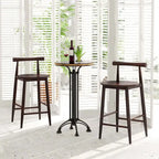 Tabouret de bar hauteur comptoir en bois d'acacia
