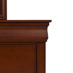 Commode traditionnelle en bois massif à 6 tiroirs