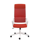 Chaise de bureau ergonomique pivotante réglable en hauteur en tissu contemporain