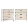 Bureau 2 tiroirs style milieu de siècle moderne