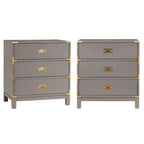 Bureau 2 tiroirs style milieu de siècle moderne