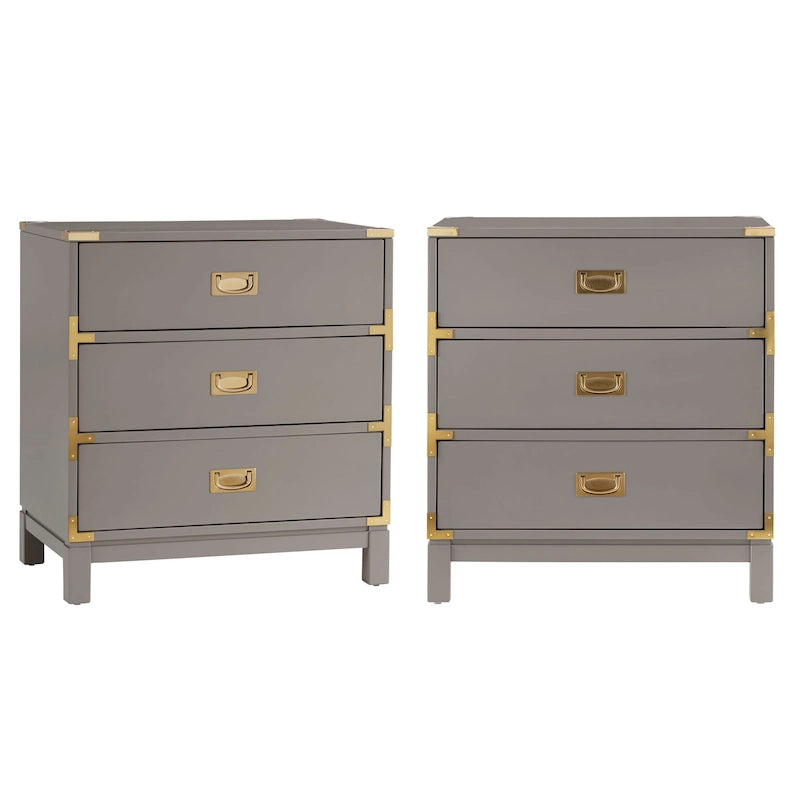 Bureau 2 tiroirs style milieu de siècle moderne