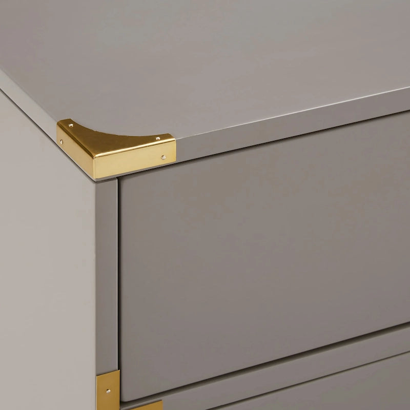Bureau 2 tiroirs style milieu de siècle moderne