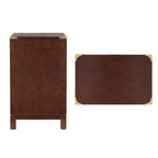 Bureau 2 tiroirs style milieu de siècle moderne