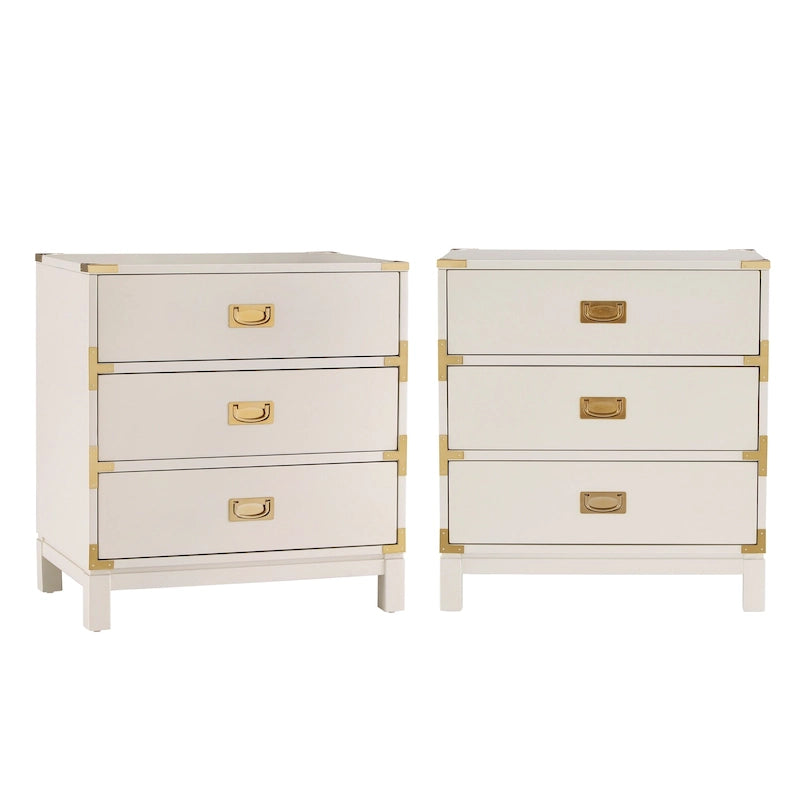 Bureau 2 tiroirs style milieu de siècle moderne