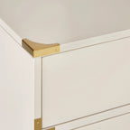 Bureau 2 tiroirs style milieu de siècle moderne