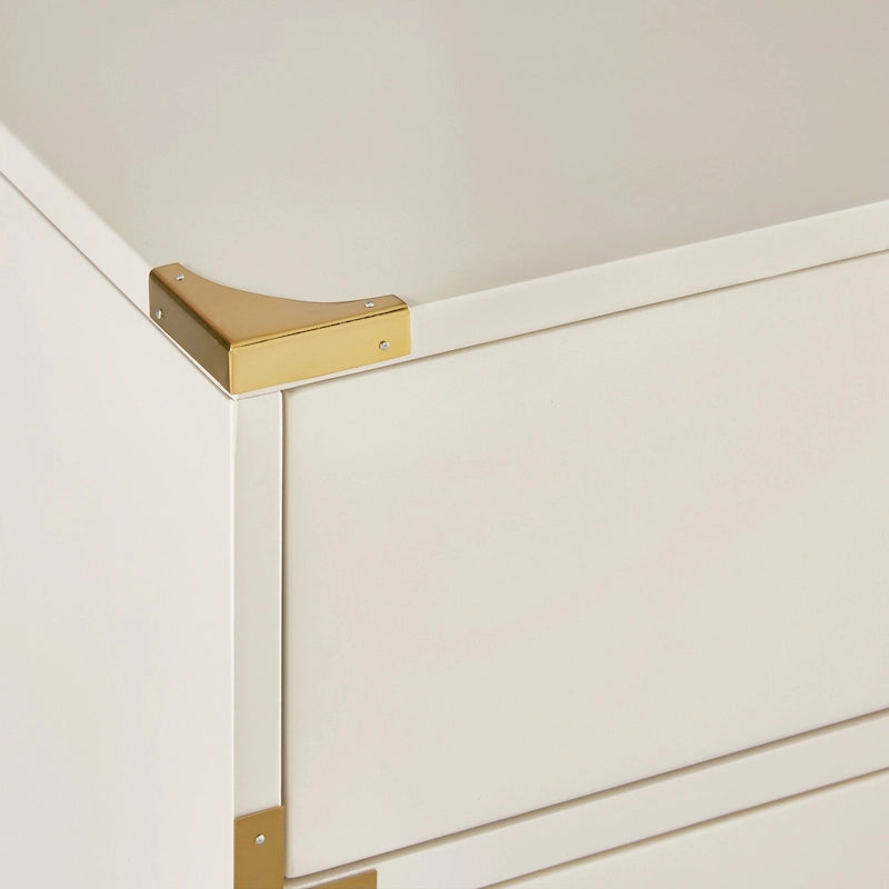 Bureau 2 tiroirs style milieu de siècle moderne