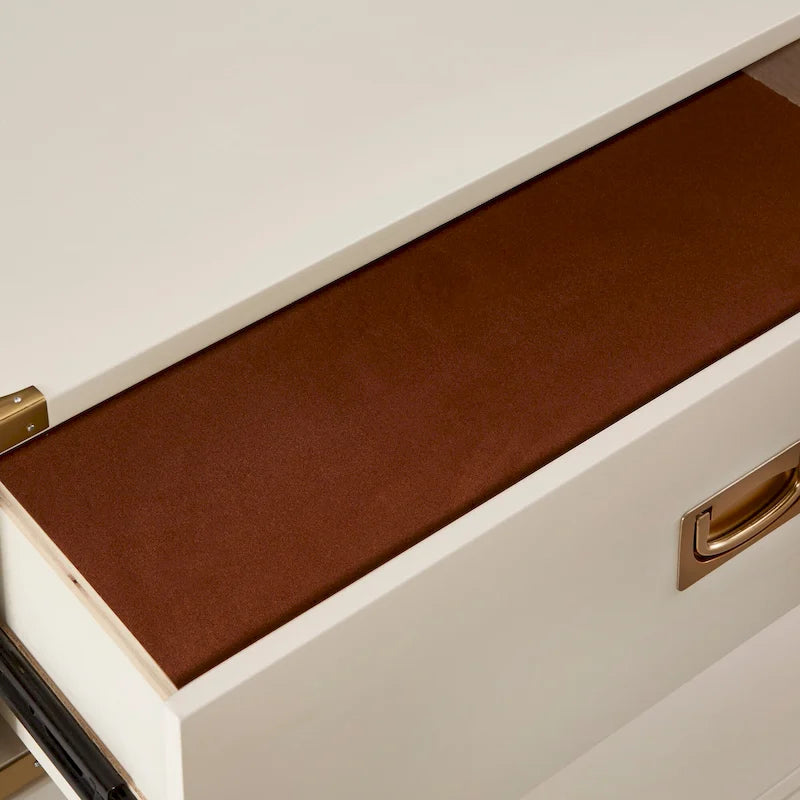 Bureau 2 tiroirs style milieu de siècle moderne