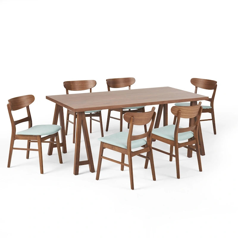 Table et chaises de salle à manger modernes du milieu du siècle