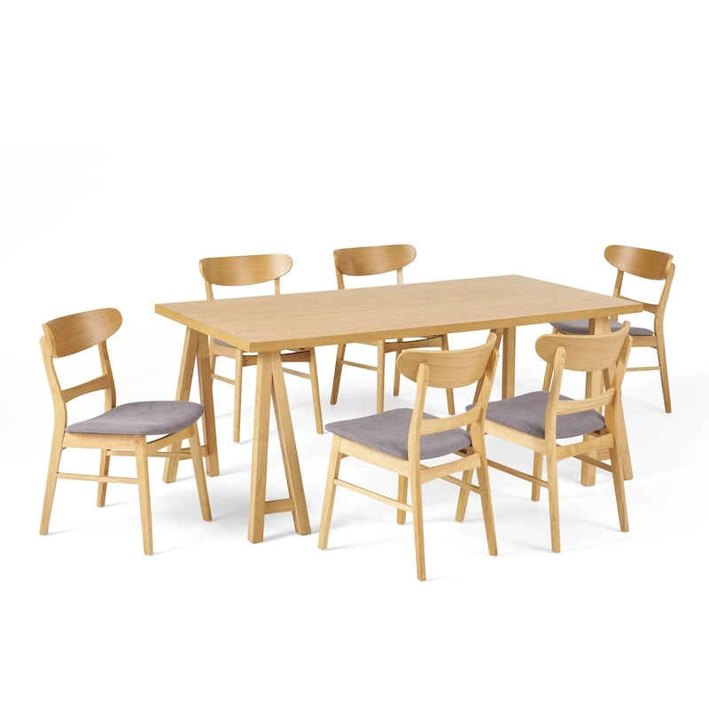Table et chaises de salle à manger modernes du milieu du siècle