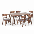 Table et chaises de salle à manger modernes du milieu du siècle