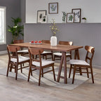 Table et chaises de salle à manger modernes du milieu du siècle