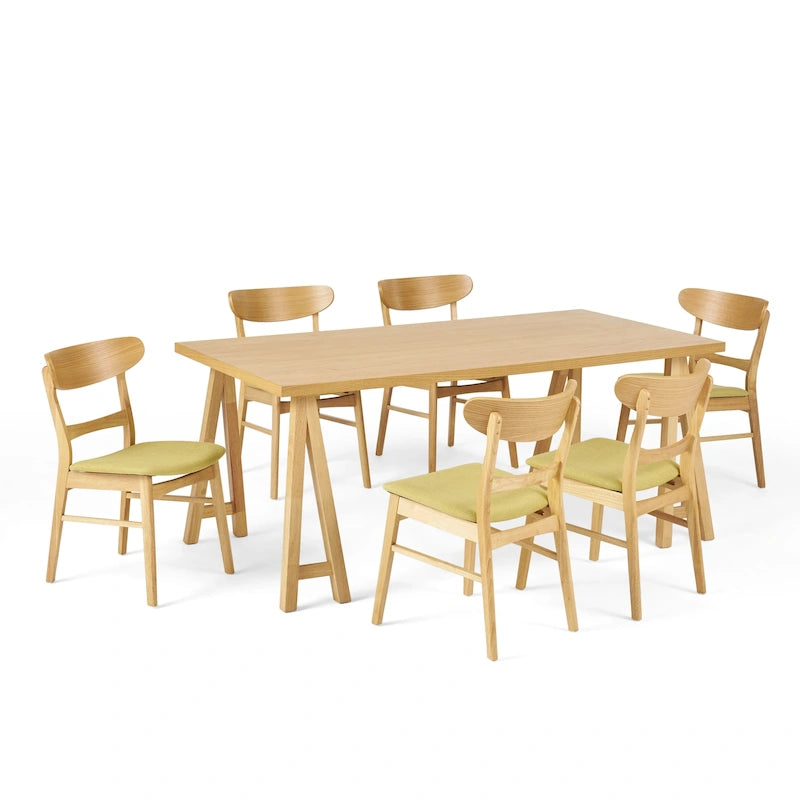 Table et chaises de salle à manger modernes du milieu du siècle