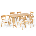 Table et chaises de salle à manger modernes du milieu du siècle