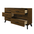 Commode en bois 6 tiroirs style classique