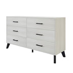 Commode en bois 6 tiroirs style classique