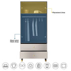 70.9H Armoires et Penderies Deux Tiroirs Rangement Suspendu Placard