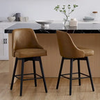 Tabouret de bar pivotant rembourré hauteur comptoir