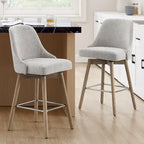 Tabouret de bar pivotant rembourré hauteur comptoir