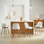 Tabouret de bar pivotant rembourré hauteur comptoir
