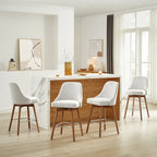 Tabouret de bar pivotant rembourré hauteur comptoir