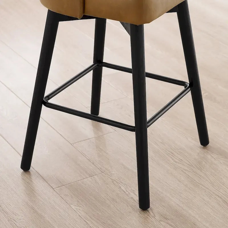 Tabouret de bar pivotant rembourré hauteur comptoir