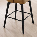 Tabouret de bar pivotant rembourré hauteur comptoir