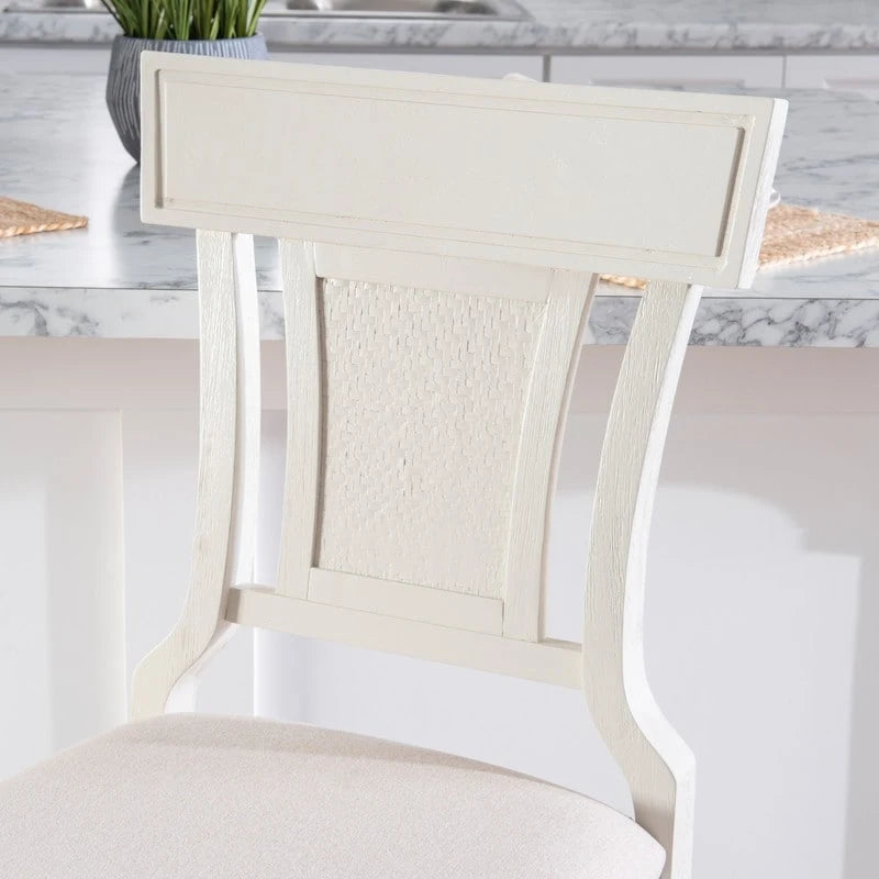 Tabouret de comptoir de ferme en rotin tressé Ryder