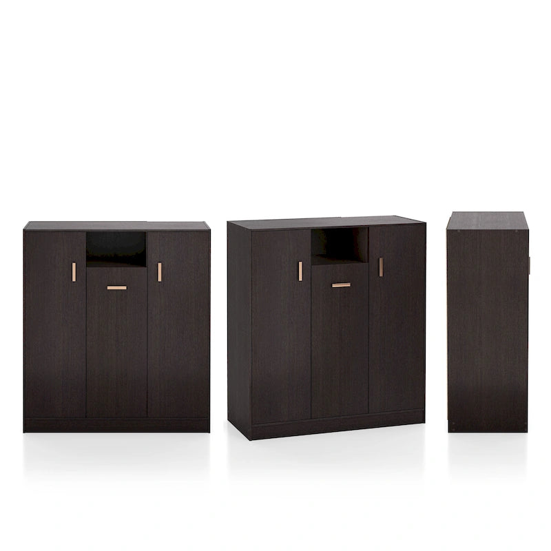 Meuble à chaussures moderne de 81 cm pour 20 paires avec étagère réglable