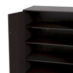 Meuble à chaussures moderne de 81 cm pour 20 paires avec étagère réglable