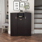 Meuble à chaussures moderne de 81 cm pour 20 paires avec étagère réglable