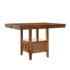 Table à manger en bois extensible hauteur comptoir