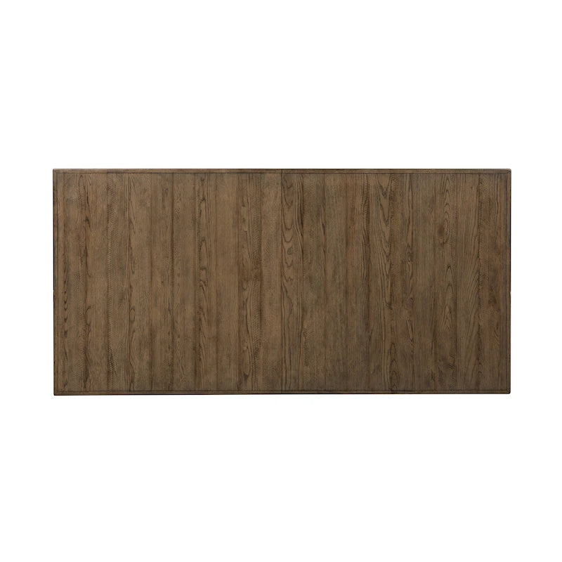 Table à manger sur tréteaux avec tableau noir