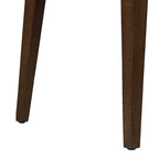 Chaise de salle à manger rembourrée en bois massif