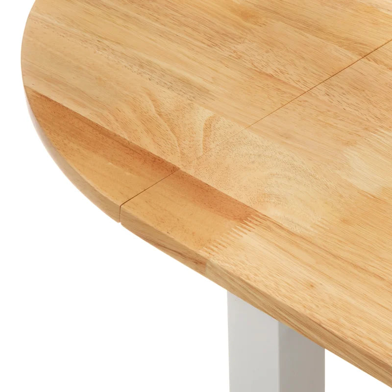 Table et chaises de salle à manger à abattants rustiques