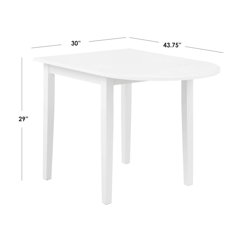 Table et chaises de salle à manger à abattants rustiques