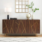 Buffets et bahuts de rangement en bois de 63 po de large