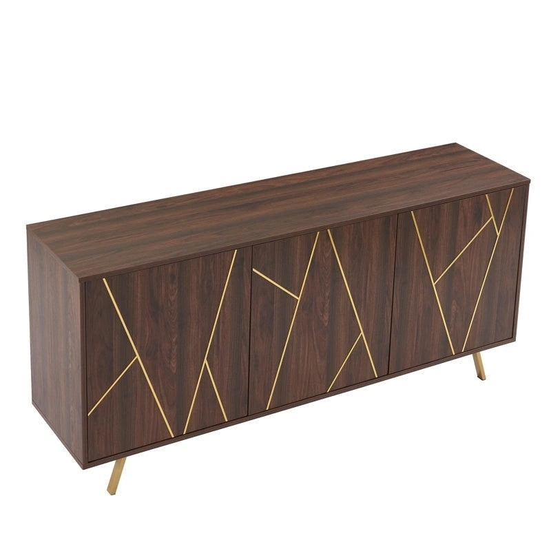 Buffets et bahuts de rangement en bois de 63 po de large