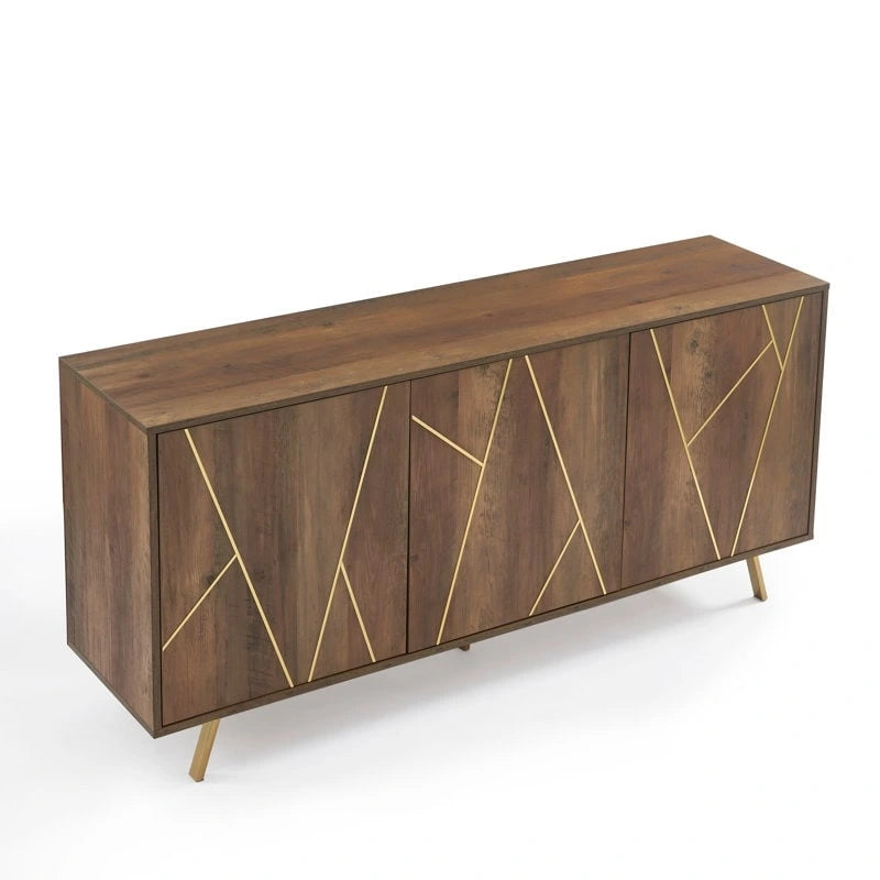 Buffets et bahuts de rangement en bois de 63 po de large