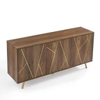 Buffets et bahuts de rangement en bois de 63 po de large