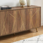 Buffets et bahuts de rangement en bois de 63 po de large