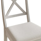 Chaise de salle à manger en bois de style fermier