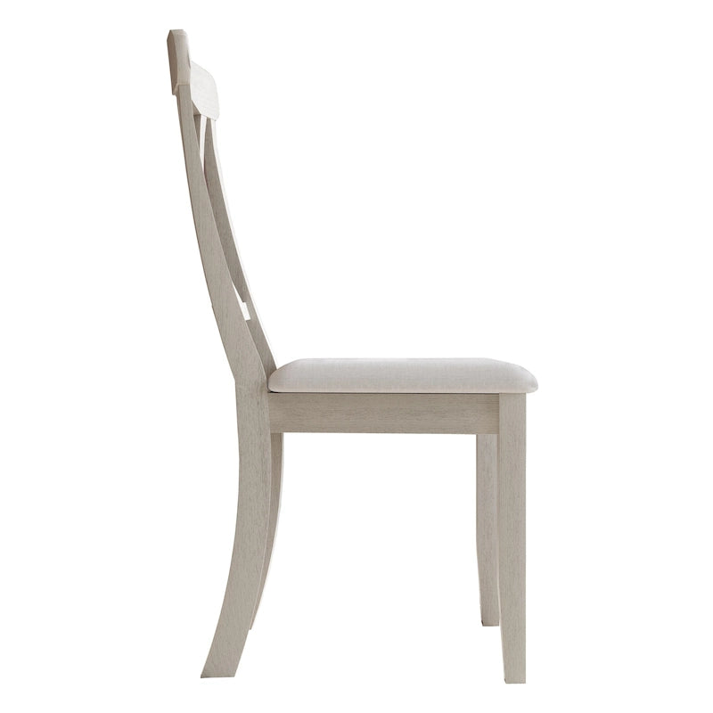 Chaise de salle à manger en bois de style fermier