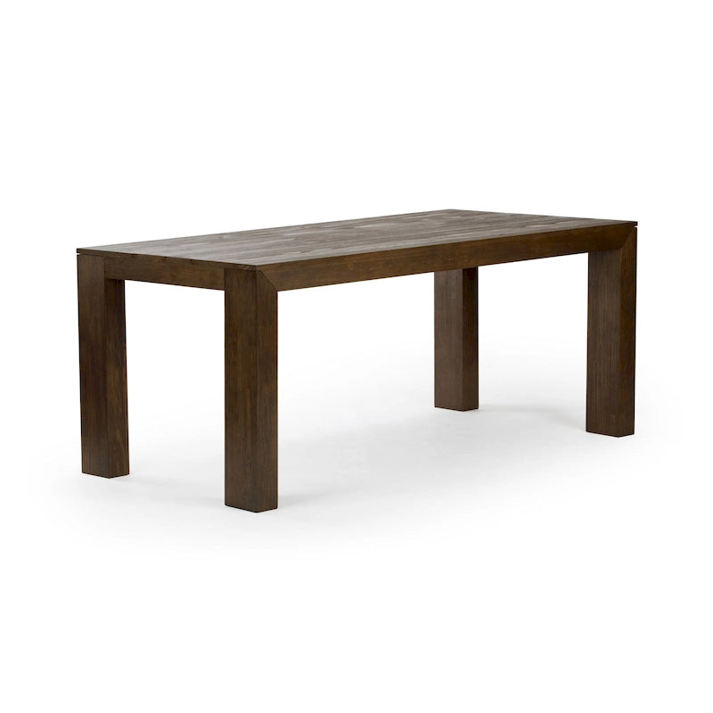 Table de salle à manger rectangulaire moderne de 72 po