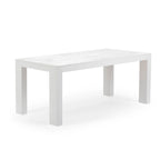 Table de salle à manger rectangulaire moderne de 72 po