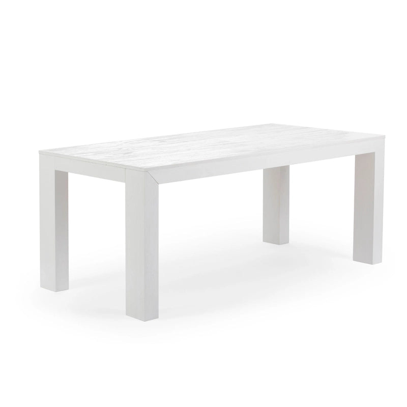 Table de salle à manger rectangulaire moderne de 72 po