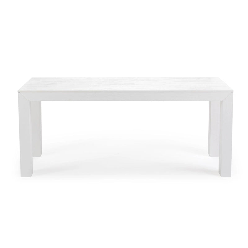 Table de salle à manger rectangulaire moderne de 72 po