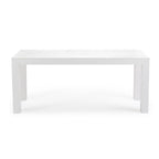 Table de salle à manger rectangulaire moderne de 72 po