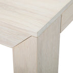 Table de salle à manger rectangulaire moderne de 72 po