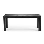 Table de salle à manger rectangulaire moderne de 72 po